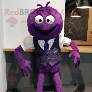 Purple Spider mascotte...