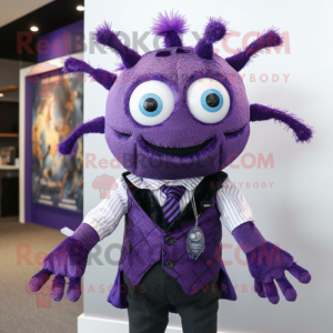 Purple Spider mascotte...