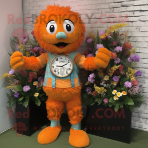 Oranje boeket bloemen...