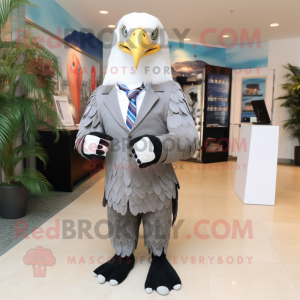 Silver Bald Eagle mascotte...