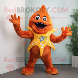 Rust Starfish maskot drakt...