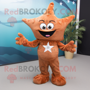 Rust Starfish maskot drakt...