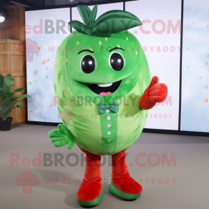 Green Strawberry mascotte...