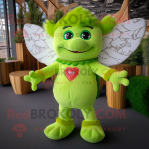 Lime Green Cupid mascotte...