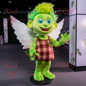 Limegrøn Amor maskot...