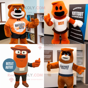 Rust Advokat maskot kostume...