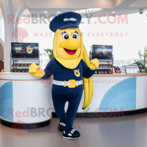 Navy Baa maskot kostume...