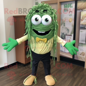 Groene Spaghetti mascotte...