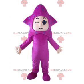 Giant starfish pink star mascot - Redbrokoly.com