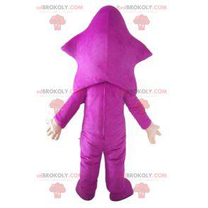 Giant starfish pink star mascot - Redbrokoly.com