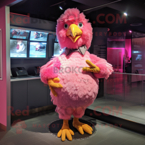 Pink Chicken mascotte...