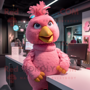 Pink Chicken mascotte...