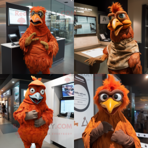 Rust Hens mascotte kostuum...