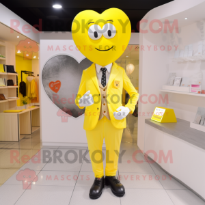 Yellow Heart mascotte...
