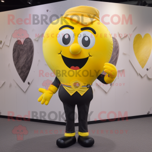Yellow Heart mascotte...