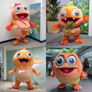 Peach Piranha maskot...