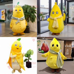 Citrongul päron maskot...