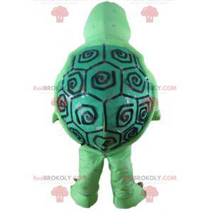 Bardzo udana maskotka pomarańczowo-zielonego żółwia dookoła -
