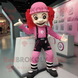 Rosa irske dansesko maskot...