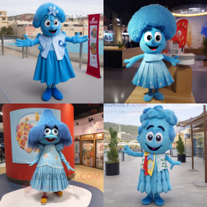 Sky Blue Paella mascotte...