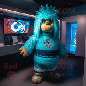 Turquoise Chief mascotte...