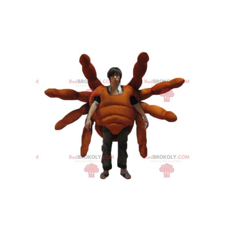 Realistic and impressive giant spider tarantula mascot -