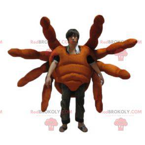 Realistic and impressive giant spider tarantula mascot -