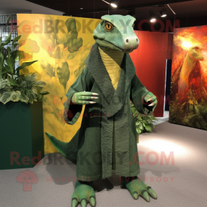 Forest Green Komodo Dragon...