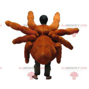 Realistic and impressive giant spider tarantula mascot -