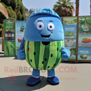 Blue Watermelon mascotte...