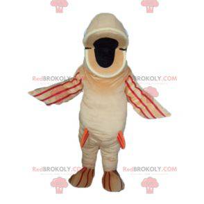 Mascotte grande pesce arancione e rosso beige - Redbrokoly.com
