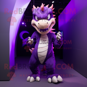 Purple Dragon mascotte...