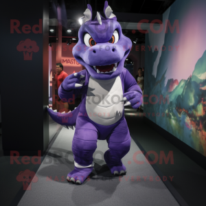 Purple Dragon mascotte...