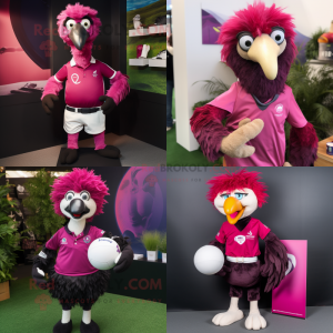 Magenta struds maskot...