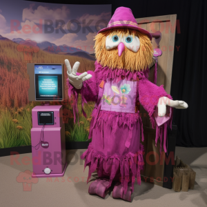 Magenta-Vogelscheuche...