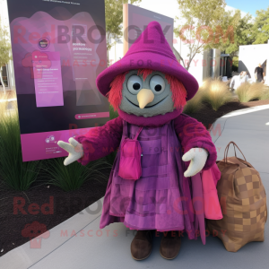 Magenta Scarecrow mascotte...