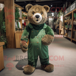 Forest Green Bear maskot...