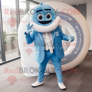 Sky Blue Bagels mascotte...