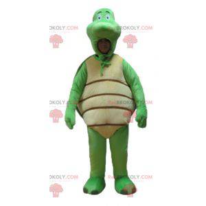 Green and beige turtle mascot - Redbrokoly.com