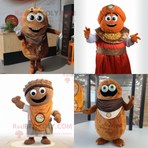 Rust Falafel maskot kostume...