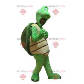 Green and beige turtle mascot - Redbrokoly.com