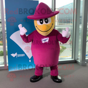 Magenta hestesko maskot...