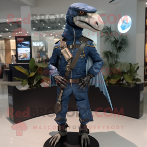 Navy Dimorphodon mascotte...