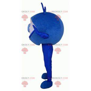 Grote reuze alien mascotte met blauwe ogen - Redbrokoly.com