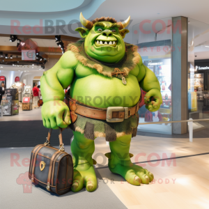 Green Ogre mascotte kostuum...