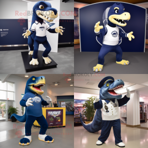 Navy Tyrannosaurus mascotte...