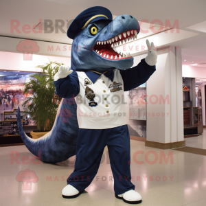 Navy Tyrannosaurus mascotte...