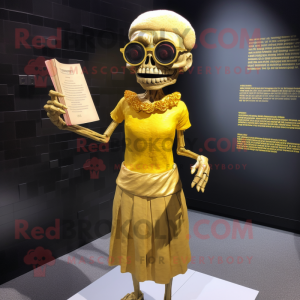 Goldene Untoten Maskottchen...