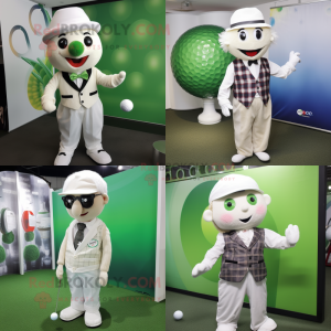  Golfball Maskottchen...