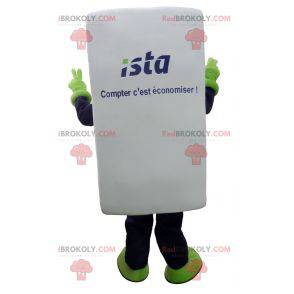 Giant white thermostat mascot - Redbrokoly.com